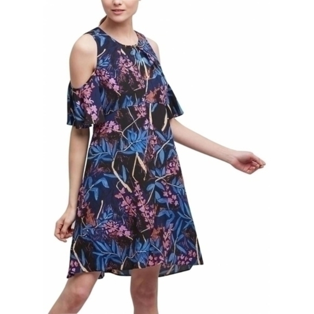 Anthropologie Maeve Multicolor Floral dress Size US 2